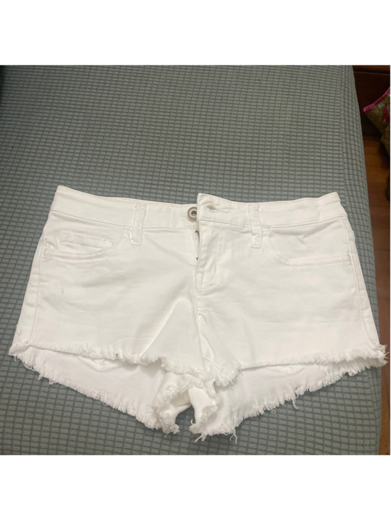 Klique B Pants - Women's Klique B White Jean Shorts S